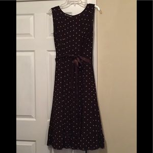 Brown Polkadot Dress